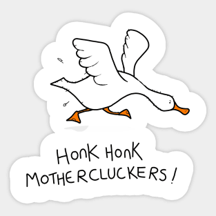 Grumpy Goose Sticker